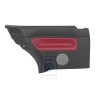 VW Original Revestimiento Lateral (Cuero) Rojo - 1J3867043CNLLD