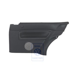 VW Original Revestimiento Lateral (Cuero) Negro/Negro - 1J3867044AQGEN