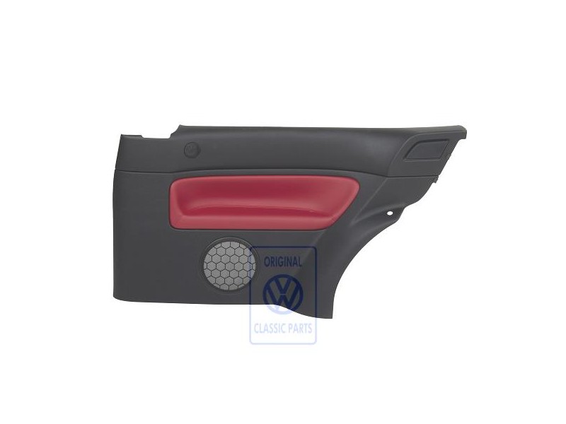 VW Original Revestimiento Lateral (Cuero) Rojo - 1J3867044CCLLD