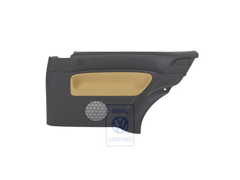 VW Original Revestimiento Lateral (Tela) Negro/Amarillo - 1J3867044CGGRE