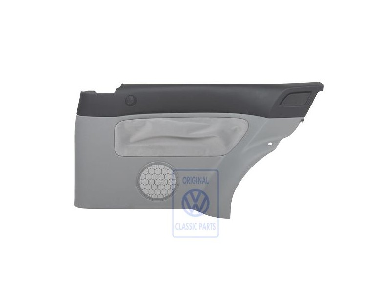 VW Original Revestimiento Lateral (Tela) Negro/Gris Franela - 1J3867044CJHRY