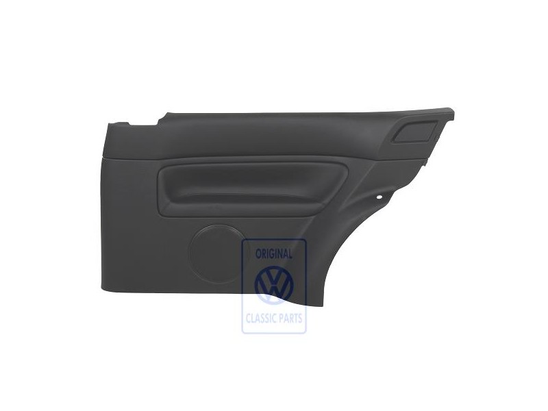VW Original Revestimiento Lateral (Cuero) Negro/Negro - 1J3867044CMHSA