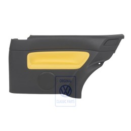 VW Original Revestimiento Lateral (Cuero) Negro/Jazzblue - 1J3867044CMHSE