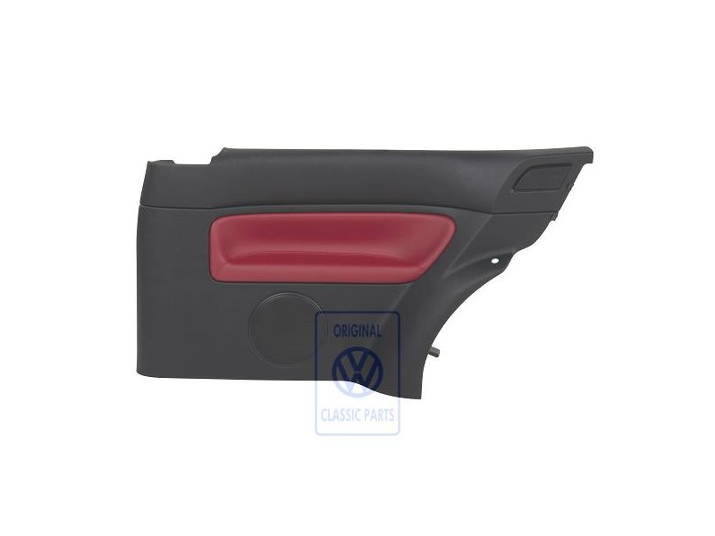 VW Original Revestimiento Lateral (Cuero) Rojo - 1J3867044CMLLD