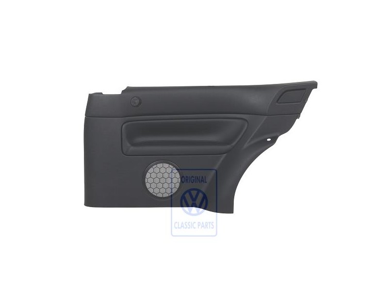 VW Original Revestimiento Lateral (Cuero) Negro/Negro - 1J3867044CNHSA