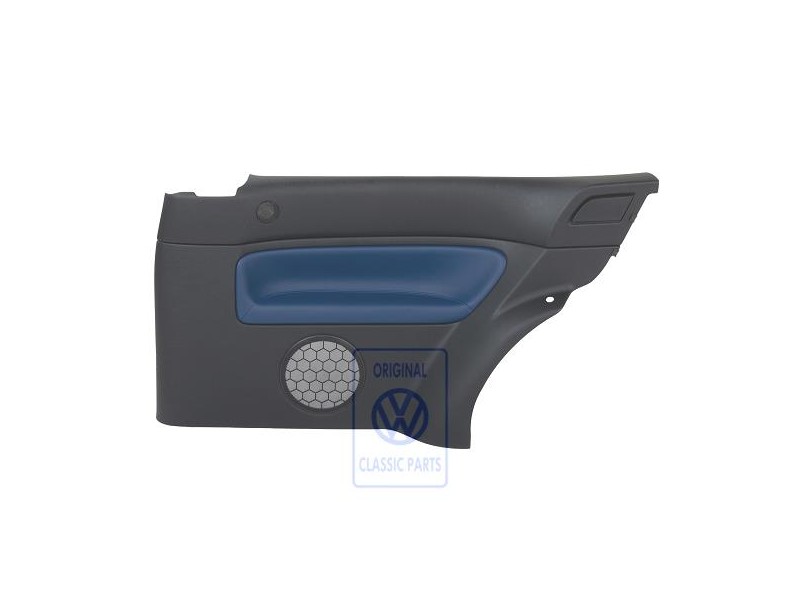 VW Original Revestimiento Lateral (Cuero) Negro/Jazzblue - 1J3867044CNHSE
