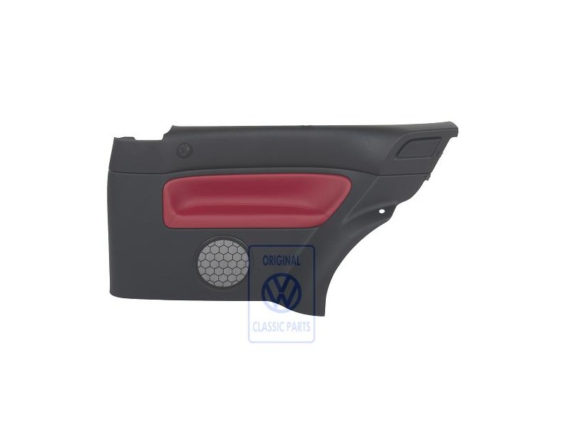 VW Original Revestimiento Lateral (Cuero) Rojo - 1J3867044CNLLD
