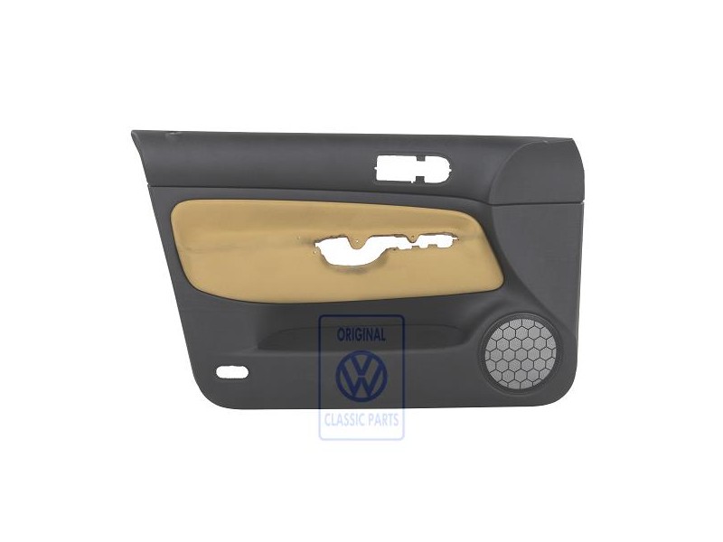 VW Original Revestimiento Puerta (Tela) Negro/Amarillo - 1J4867011CKGRE