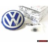 VW Original Trasero Simbolo Insignia Emblema Azul Blanco - 1C0853630D 39A