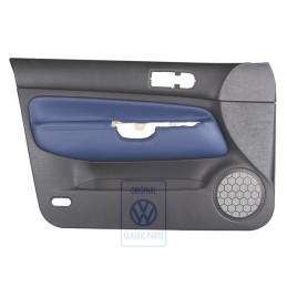 VW Original Panel De Puerta Cuero Negro/Orbitblue - 1J4867011DFGEC