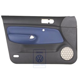 VW Original Panel De Puerta (Cuero) Negro/Orbitblue - 1J4867011DJGEC