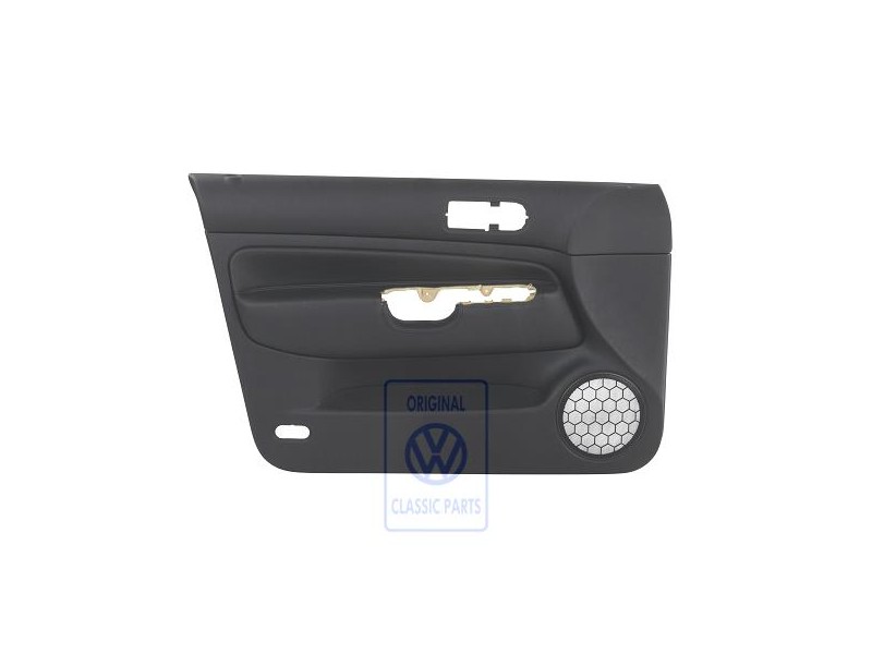VW Original Panel De Puerta (Cuero) Negro/Negro - 1J4867011FDHSA