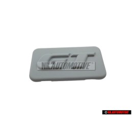 VW Original PASSAT GT Lado Rotulo Insignia Emblema PrimeRojo - 357853688B GRU
