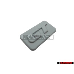 VW Original PASSAT GT Lado Rotulo Insignia Emblema PrimeRojo - 357853688B GRU