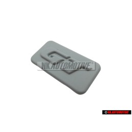 VW Original PASSAT GT Lado Rotulo Insignia Emblema PrimeRojo - 357853688B GRU