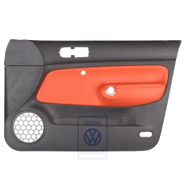 VW Original Panel De Puerta (Cuero) Negro/Naranja Tropic - 1J4867012DCGEB