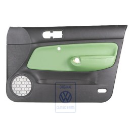 VW Original Panel De Puerta (Cuero) Negro/Verde Cosmic - 1J4867012DCGED