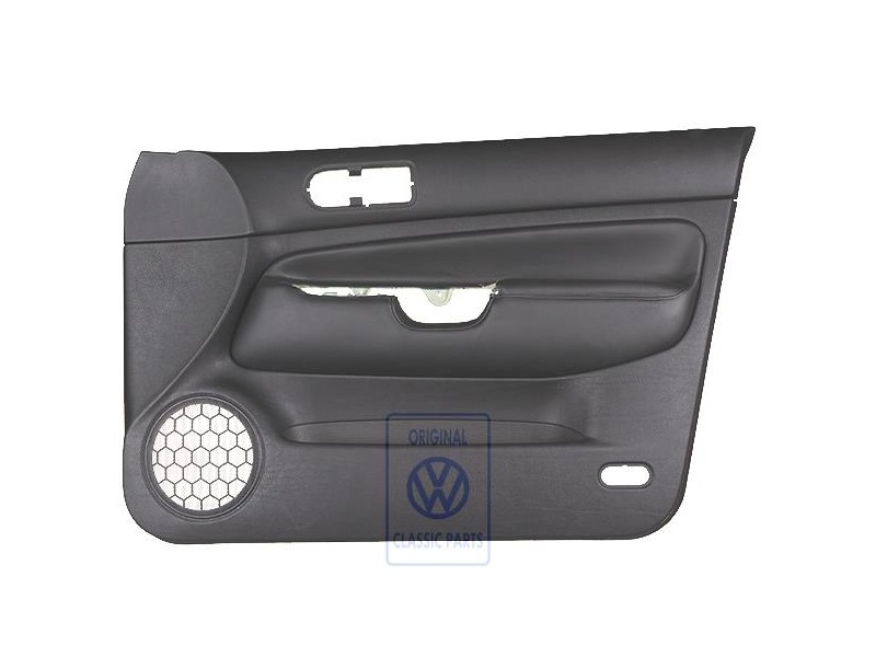 VW Original Panel De Puerta (Cuero) Negro/Negro - 1J4867012DDGEN