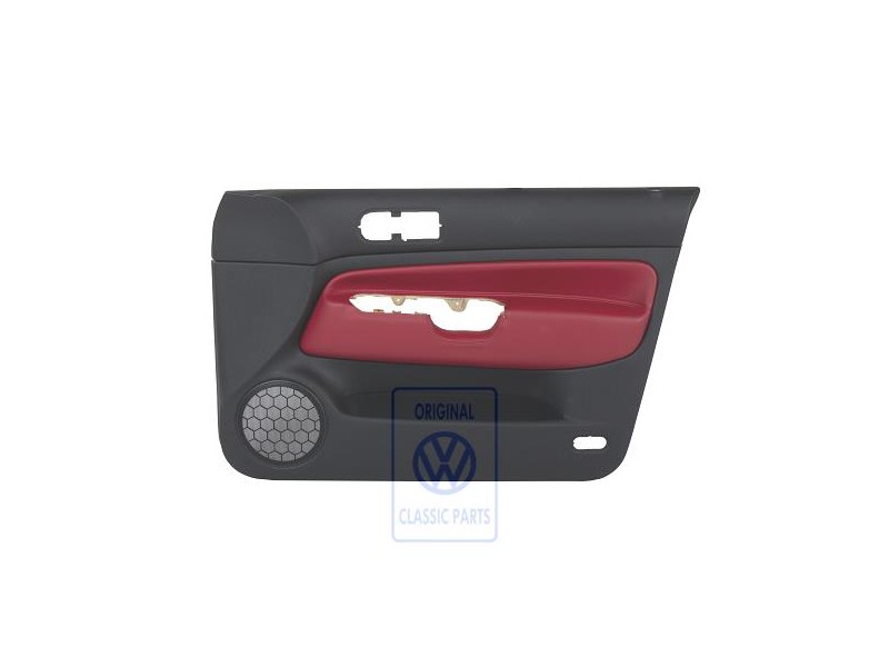 VW Original Panel De Puerta (Cuero) Rojo - 1J4867012ELLLD
