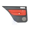 VW Original Revestimiento Puerta (Tela) Negro/Naranja Tropic - 1J6867211ADGHF