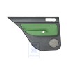 VW Original Revestimiento Puerta (Tela) Negro/Verde - 1J6867211ADGHG