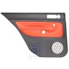 VW Original Panel De Puerta (Cuero) Negro/Naranja Tropic - 1J6867211AHGEB