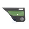 VW Original Panel De Puerta (Cuero) Negro/Verde Cosmic - 1J6867211AHGED