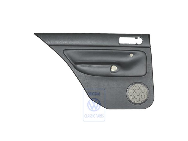 VW Original Panel De Puerta (Cuero) Negro/Negro - 1J6867211AHGEN