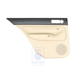 VW Original Panel De Puerta (Cuero) Negro/Beige Claro - 1J6867211ATFWZ