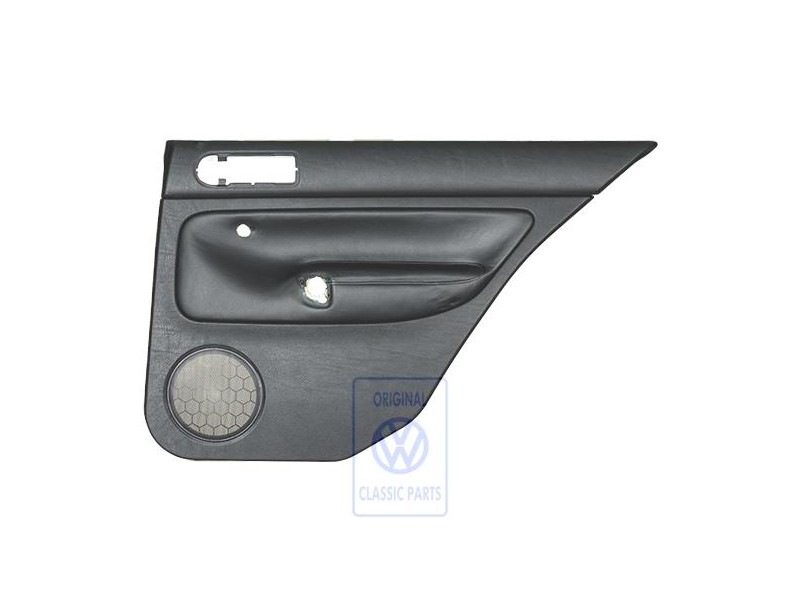 VW Original Panel De Puerta (Cuero) Negro/Negro - 1J6867212AHGEN