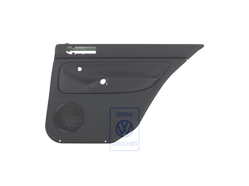 VW Original Panel De Puerta (Cuero) Negro/Negro - 1J6867212ATHSA