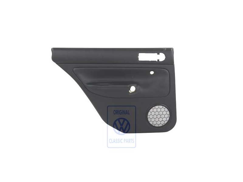 VW Original Panel De Puerta (Cuero) Negro/Negro - 1J9867211AAGEN