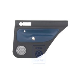 VW Original Panel De Puerta (Cuero) Negro/Orbitblue - 1J9867212AAGEC
