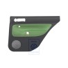 VW Original Panel De Puerta (Cuero) Negro/Verde Cosmic - 1J9867212AAGED