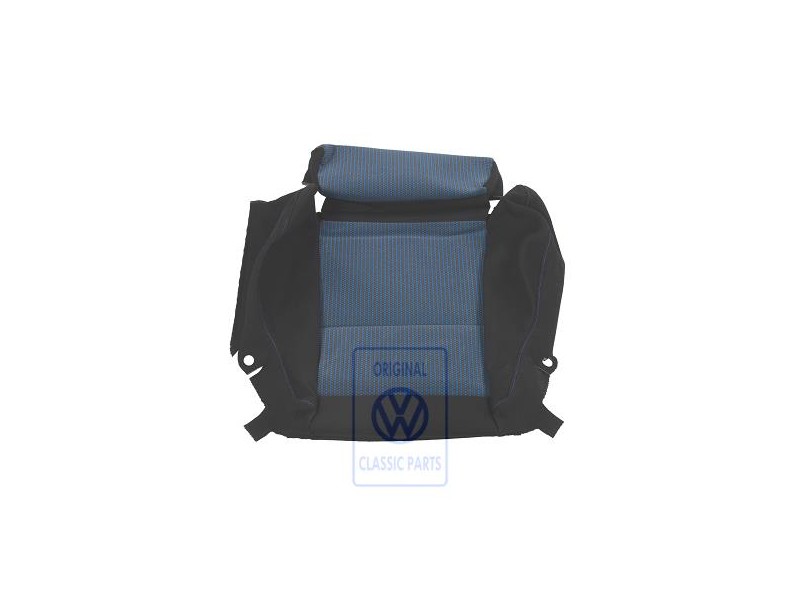 VW Original Tapizado Asiento Tejido Azul/Negro - 1J0881405P KMD