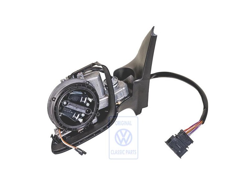 VW Original Caja De Espejo Exterior Negro Satinado - 1J2857507H 01C
