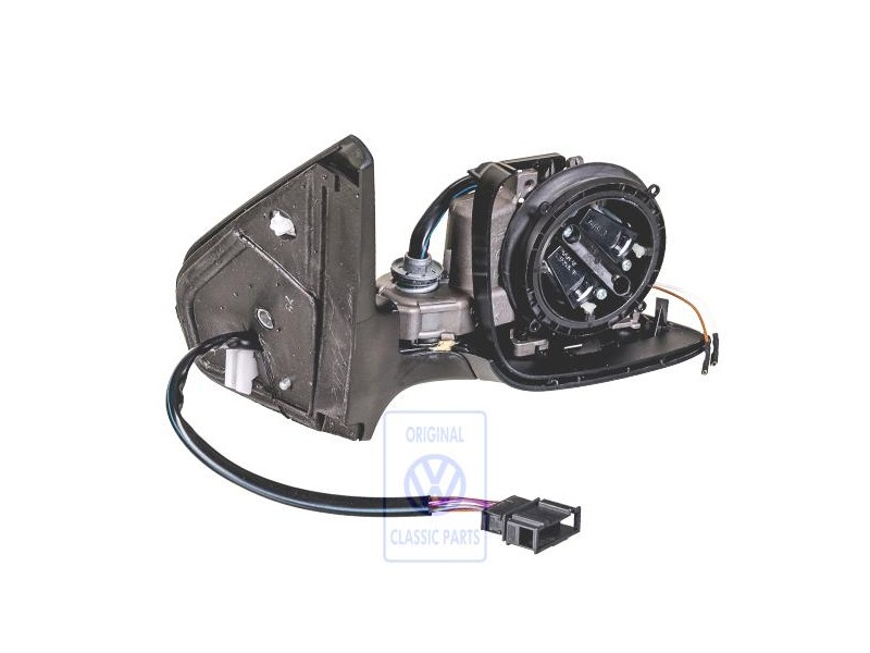 VW Original Caja De Espejo Exterior Negro Satinado - 1J2857508H 01C