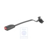 VW Original Cierre De Cinturon Negro Satinado/Rojo Fuego - 1J3858472B FCN