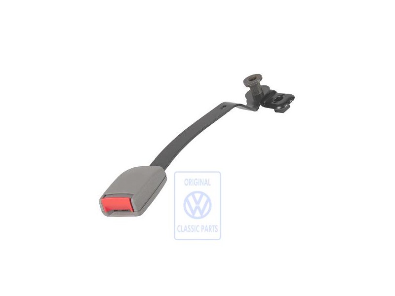 VW Original Cierre De Cinturon Gris Franela/Rojo Fuego - 1J3858472B FCP