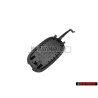 VW Original Cubierta Para Argolla Remolque Negro Satinado - 7L6807449A 9B9