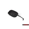 VW Original Cubierta Para Argolla Remolque Negro Satinado - 7L6807449A 9B9