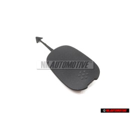 VW Original Cubierta Para Argolla Remolque Negro Satinado - 7L6807450A 9B9