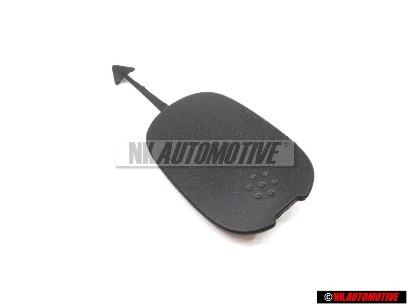 VW Original Cubierta Para Argolla Remolque Negro Satinado - 7L6807450A 9B9
