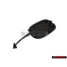 VW Original Cubierta Para Argolla Remolque Negro Satinado - 7L6807450A 9B9