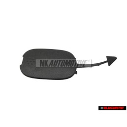 VW Original Cubierta Para Argolla Remolque Negro Satinado - 7L6807450A 9B9