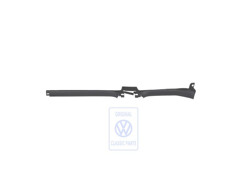 VW Original Liston De Umbral Negro Satinado - 1J4853373B B41