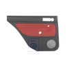 VW Original Revestimiento Puerta (Tela) Negro/Naranja Tropic - 1J9867211Q GHF