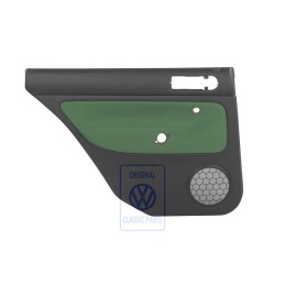 VW Original Revestimiento Puerta (Tela) Negro/Verde Cosmic - 1J9867211Q GHG