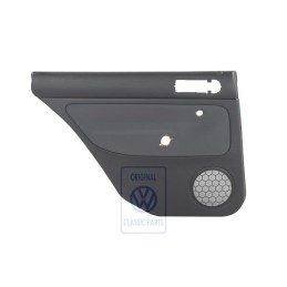 VW Original Revestimiento Puerta (Tela) Antracita/Negro - 1J9867211Q GHJ