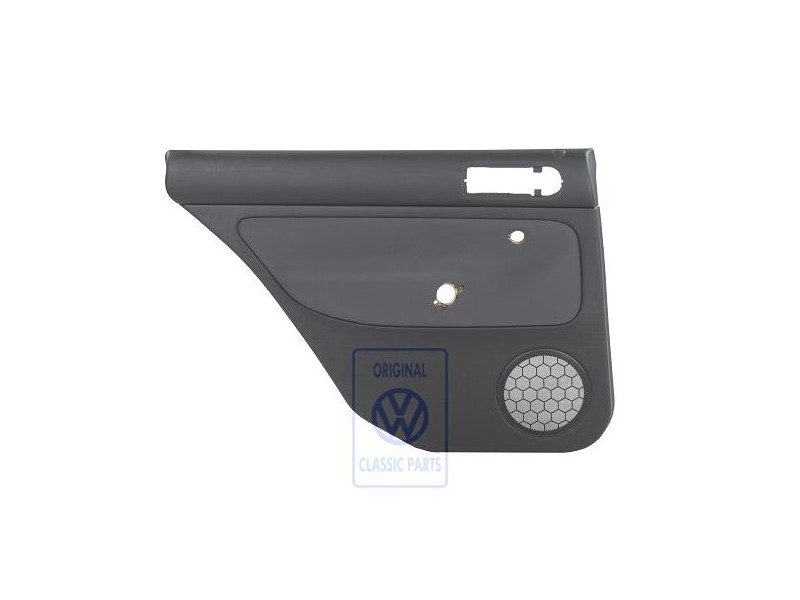 VW Original Revestimiento Puerta (Tela) Antracita/Negro - 1J9867211Q GHJ